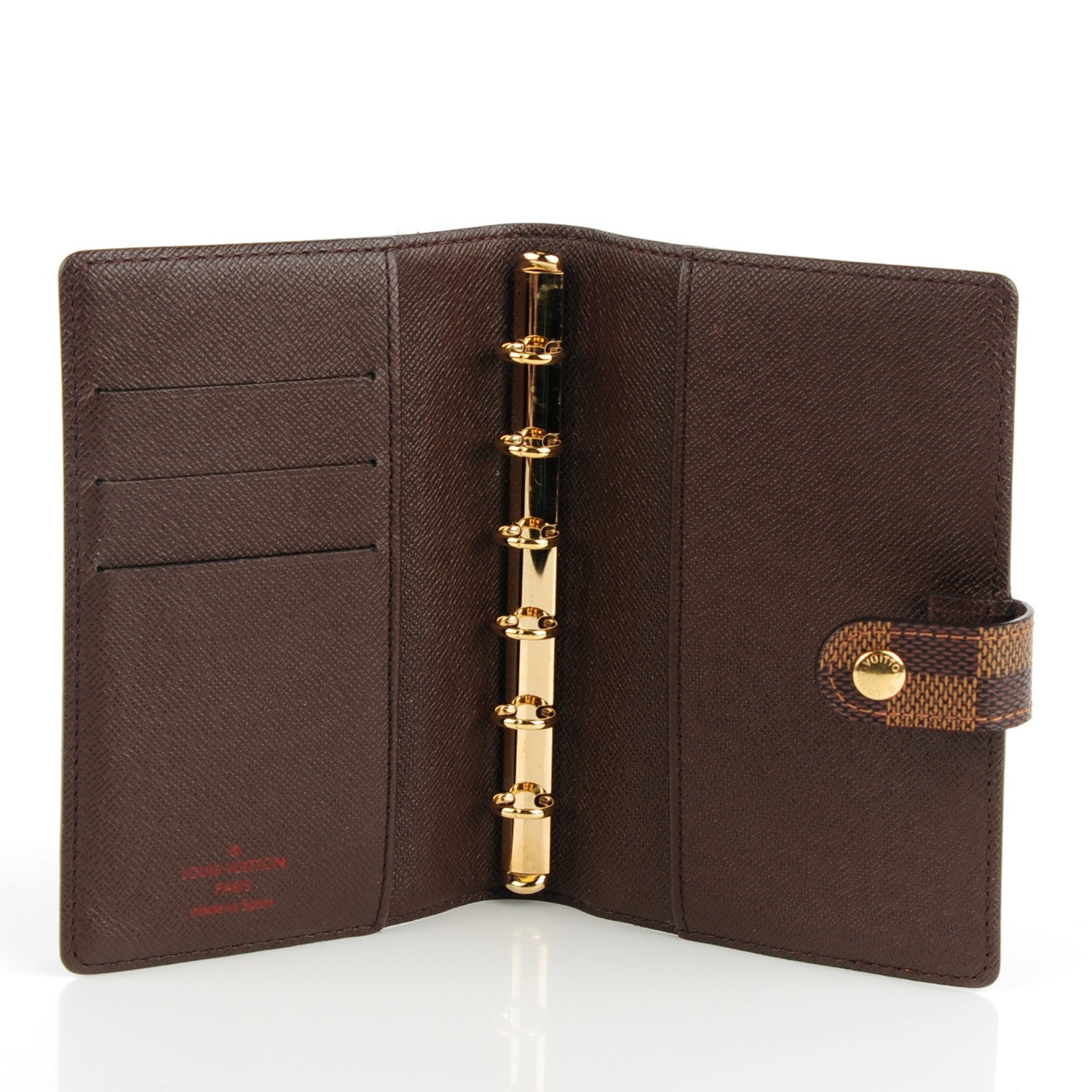 Louis Vuitton Damier Ebene Small Ring Agenda Cover 7 of 7