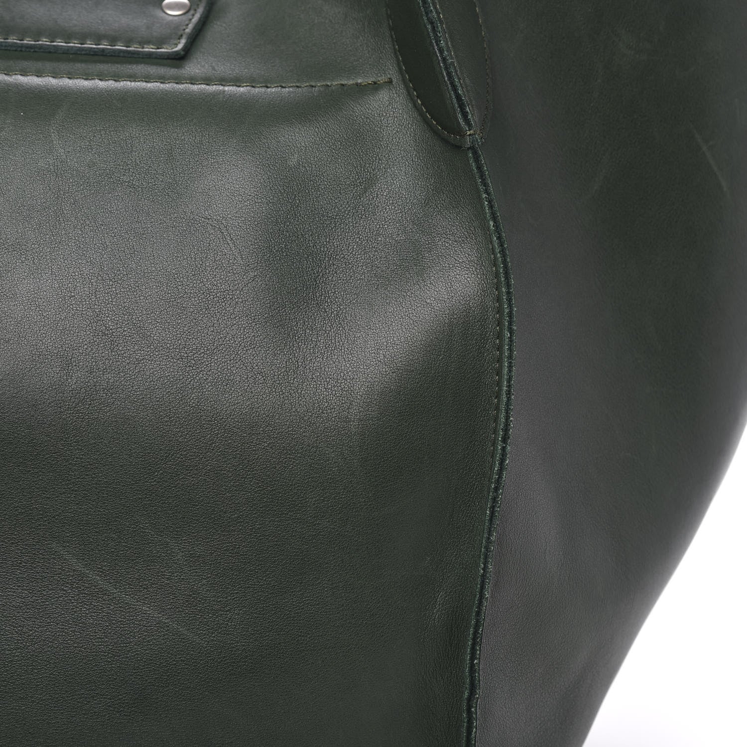 Celine Smooth Calfskin Medium Big Bag Dark Green 10 of 13