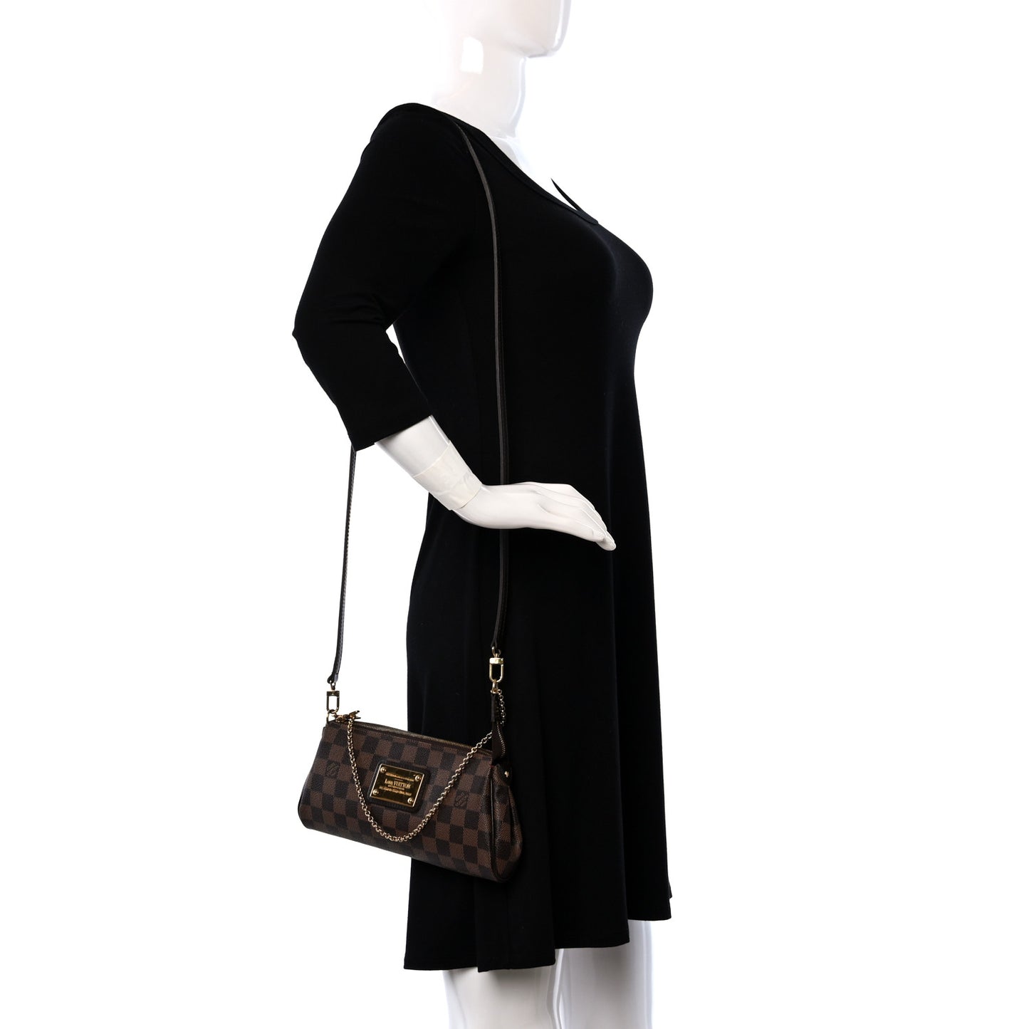 Damier Ebene Eva Clutch