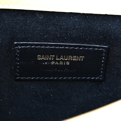 Saint Laurent Micro Raffia Uptown Pouch Natural Hay Blush 6 of 8