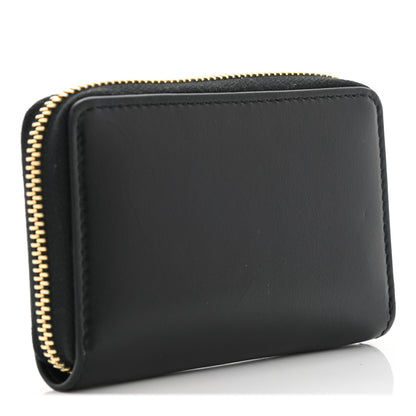 Gucci Plutone Calfskin Logo Zip Around Card Case Black 3 of 6