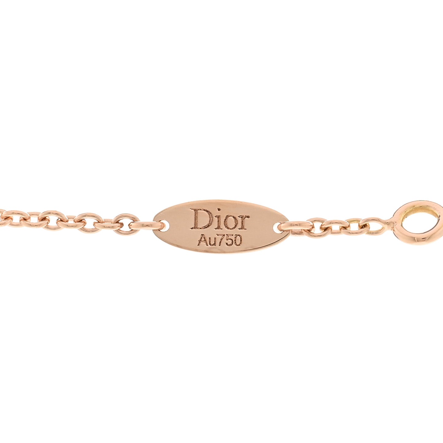 18K Rose Gold Diamond Black Onyx Rose Des Vents Necklace