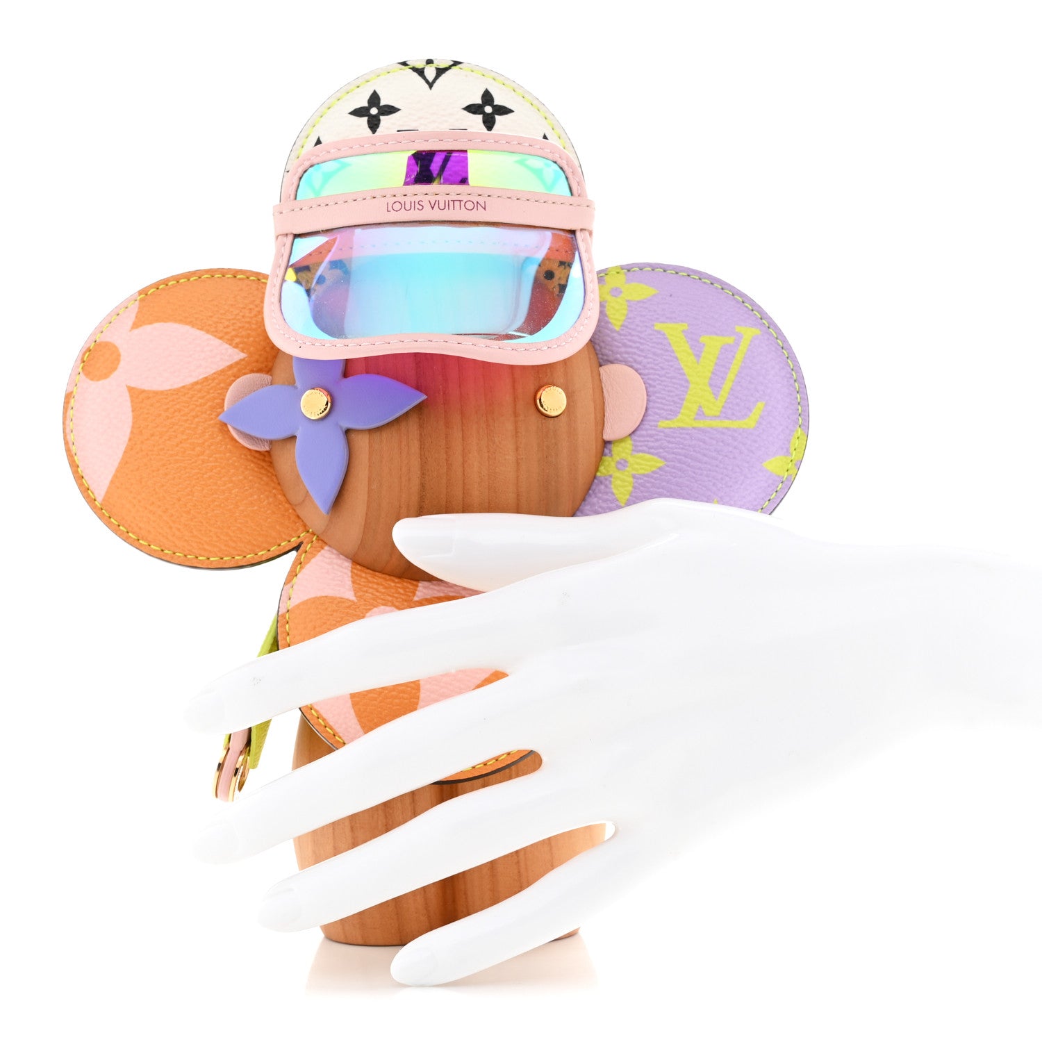 Louis Vuitton Wood Monogram Rubik's Cube Giant Vivienne Doll