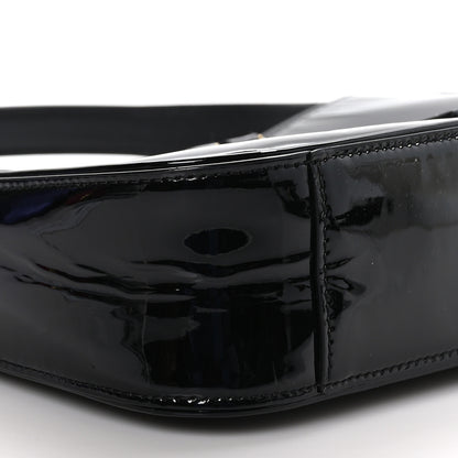 Saint Laurent SAINT LAURENT Patent Calfskin Le 5 A 7 Mini Hobo Black 8 of 9