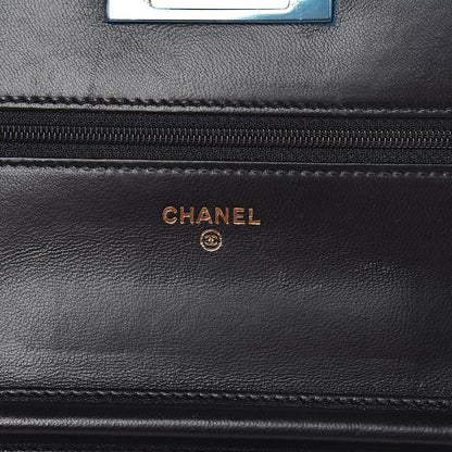 Chanel Lambskin Quilted Golden Class Wallet on Chain WOC Black 6 of 22
