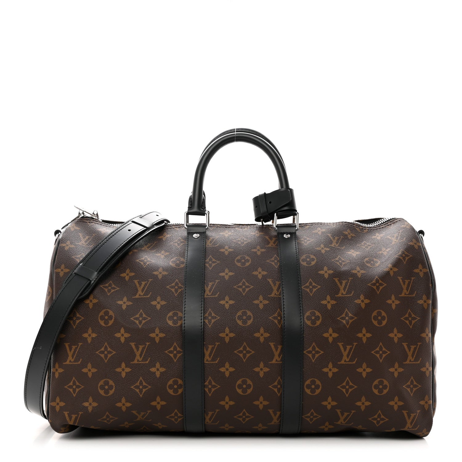 Louis Vuitton Monogram Macassar Keepall Bandouliere 45 1 of 9