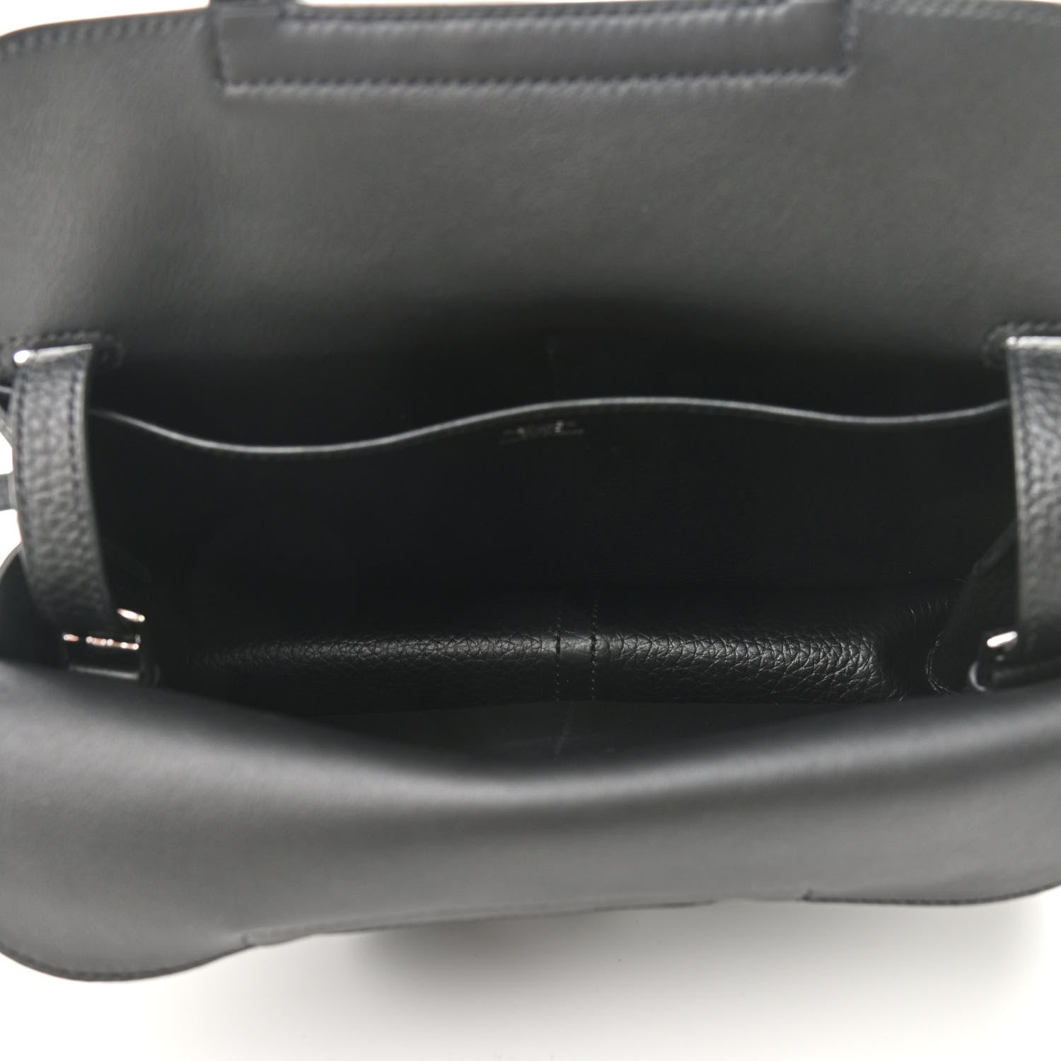 Hermes Taurillon Clemence Halzan 25 Black 5 of 9