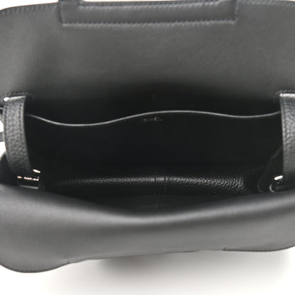 Hermes Taurillon Clemence Halzan 25 Black 5 of 9