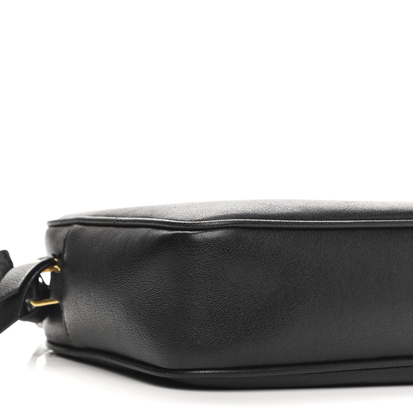 Lambskin Monogram Small Lou Camera Bag Black