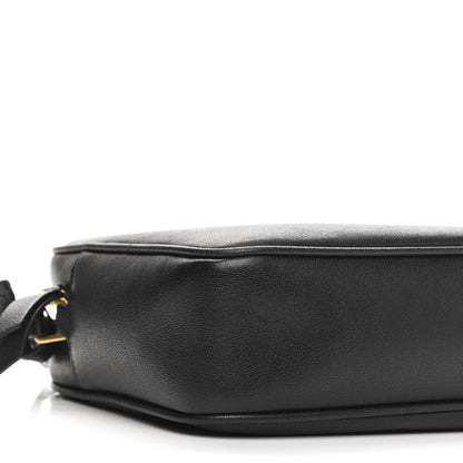 Saint Laurent Lambskin Monogram Small Lou Camera Bag Black 8 of 10