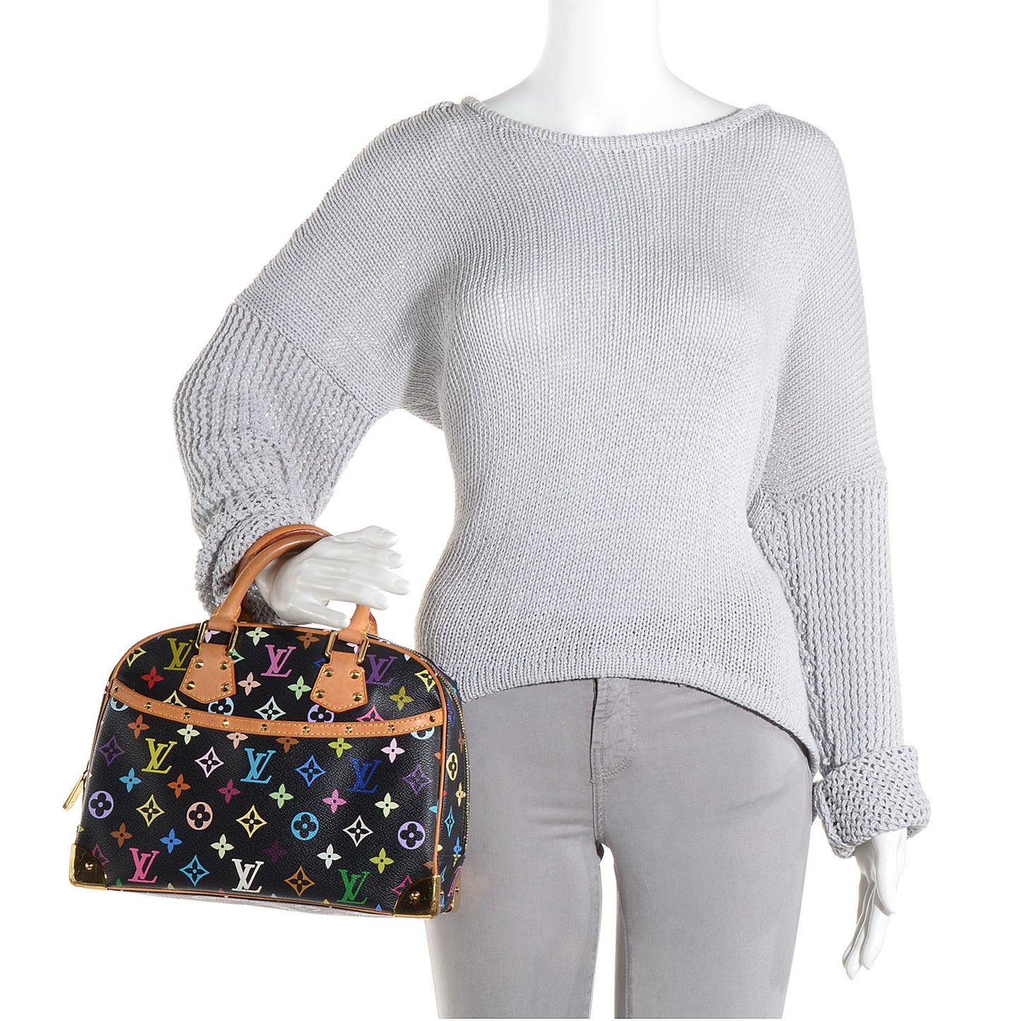 Monogram Multicolor Trouville Black
