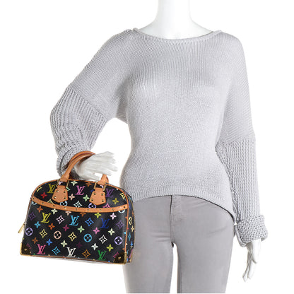 Louis Vuitton Monogram Multicolor Trouville Black 2 of 7