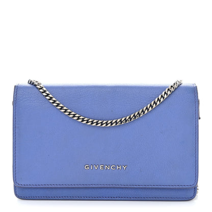 Givenchy Sugar Goatskin Pandora Chain Wallet Blue 1 of 15
