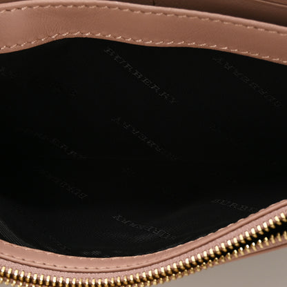 Burberry Calfskin House Check Porter Continental Wallet Pale Orchid 6 of 8