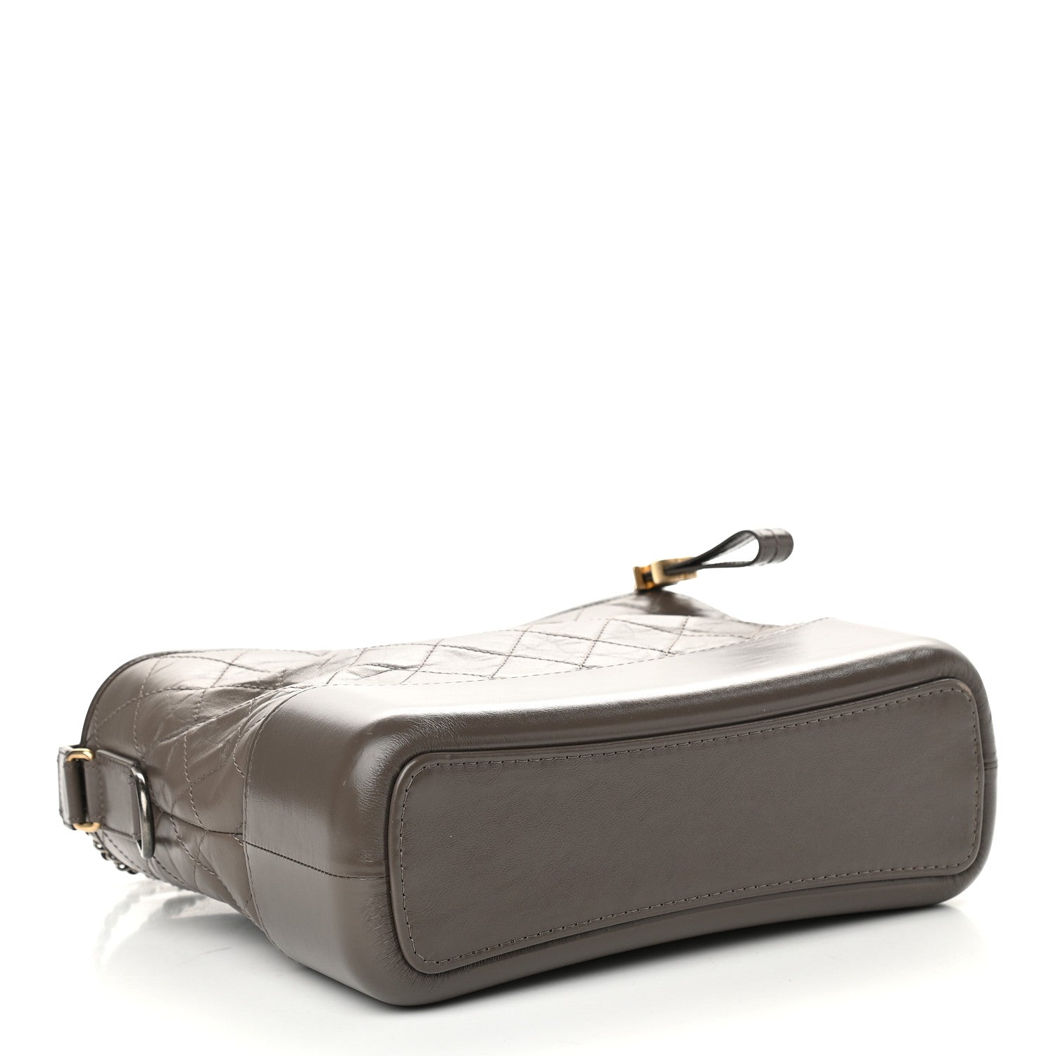 Chanel Aged Calfskin Quilted Medium Gabrielle Hobo Grey 4 of 10
