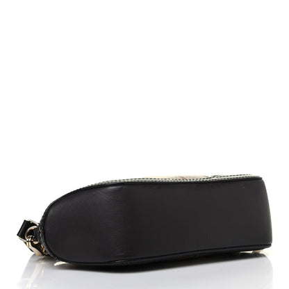 Burberry Haymarket Check Mini Orchard Crossbody Chocolate 3 of 4