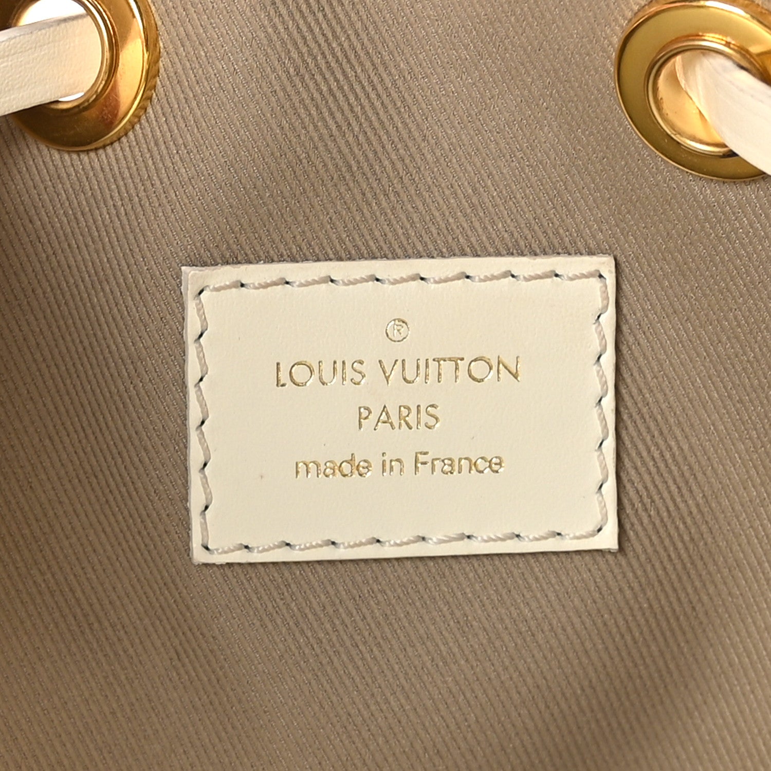 Louis Vuitton Cotton Monogram Embroidered Neonoe MM Beige White 6 of 12