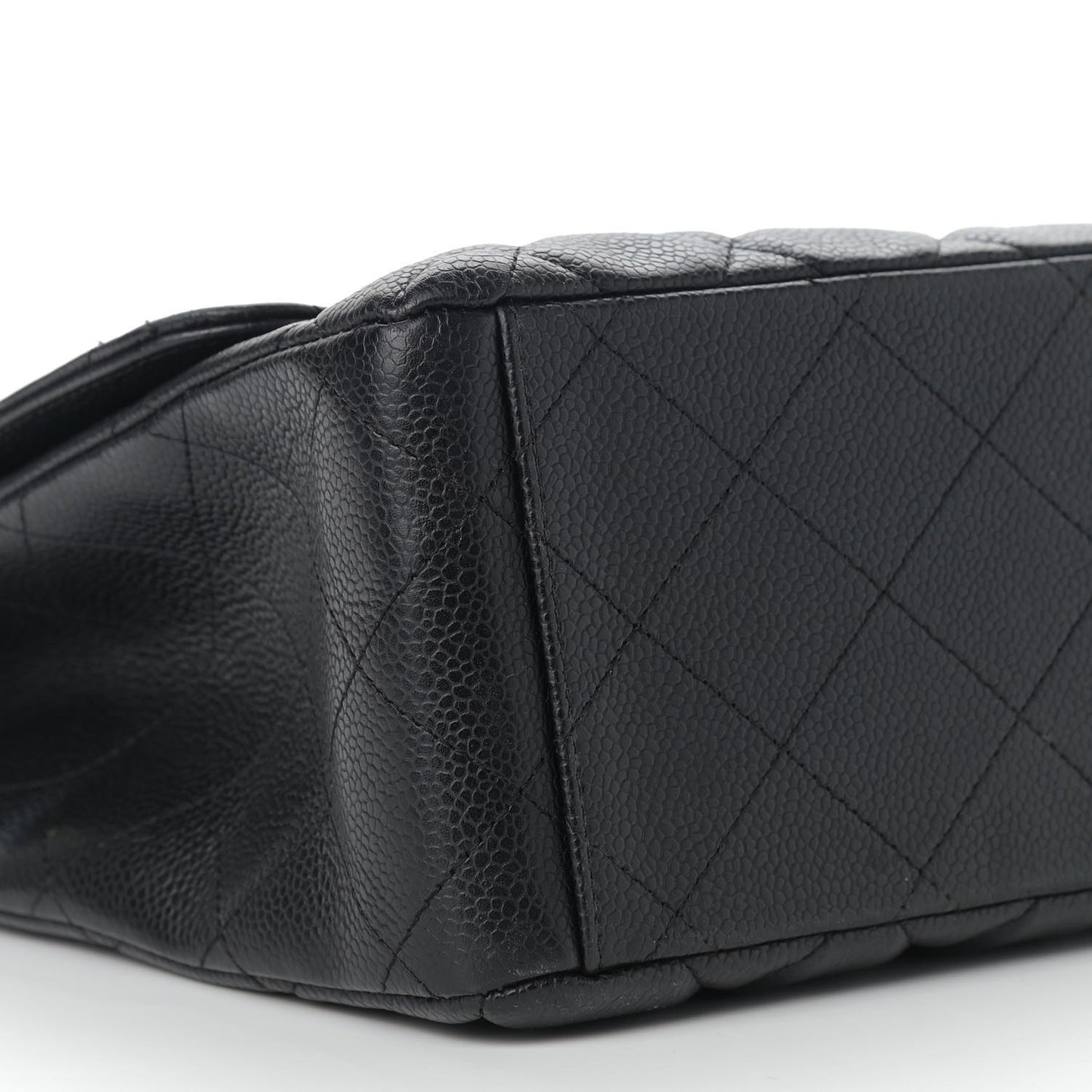 Caviar Quilted Maxi Single Flap Black