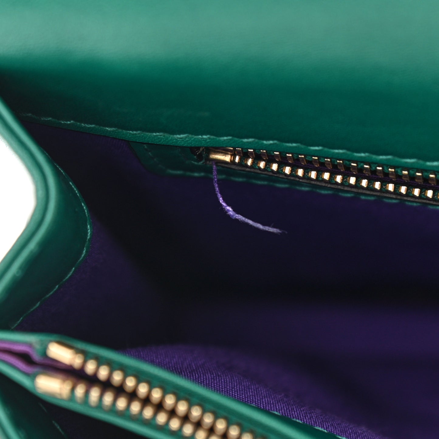 Calfskin Serpenti Forever Shoulder Bag Emerald Green