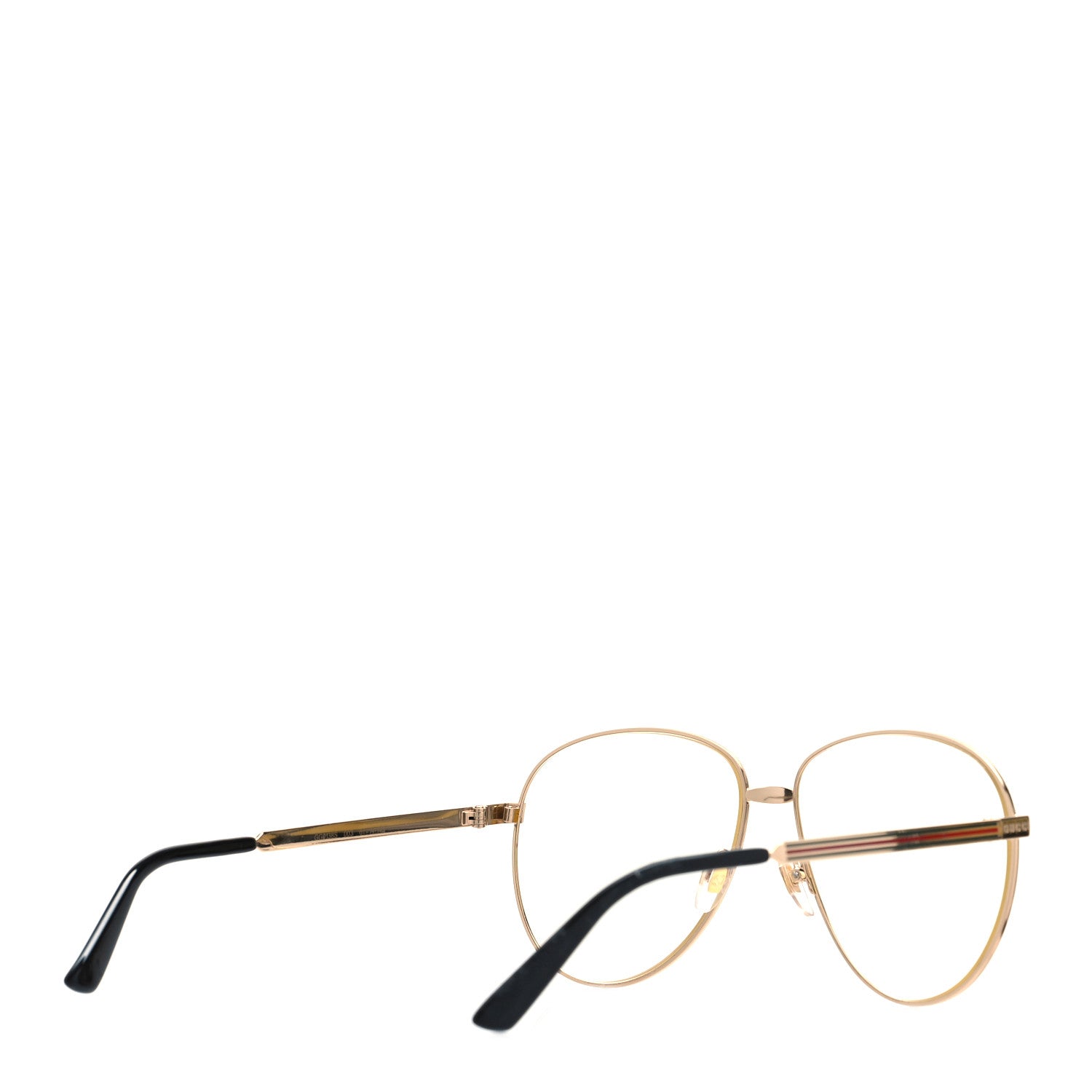 Gucci Aviator Eyeglasses GG0138S Gold Black 3 of 7