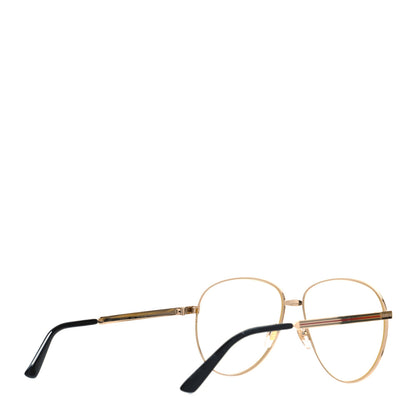 Gucci Aviator Eyeglasses GG0138S Gold Black 3 of 7