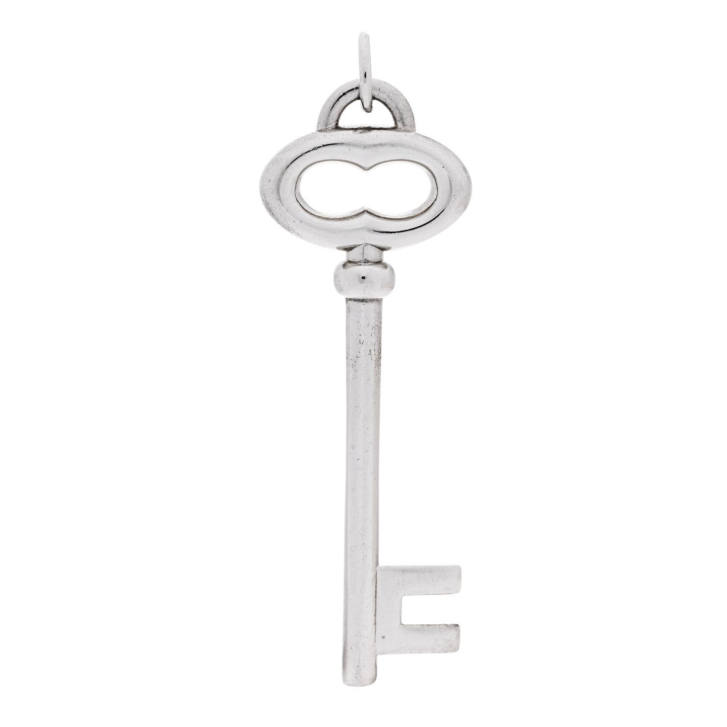 Sterling Silver Oval Key Pendant