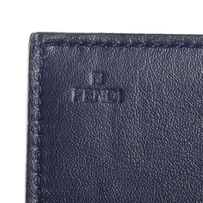 Fendi Patent Zucchino Continental Wallet Navy 6 of 10
