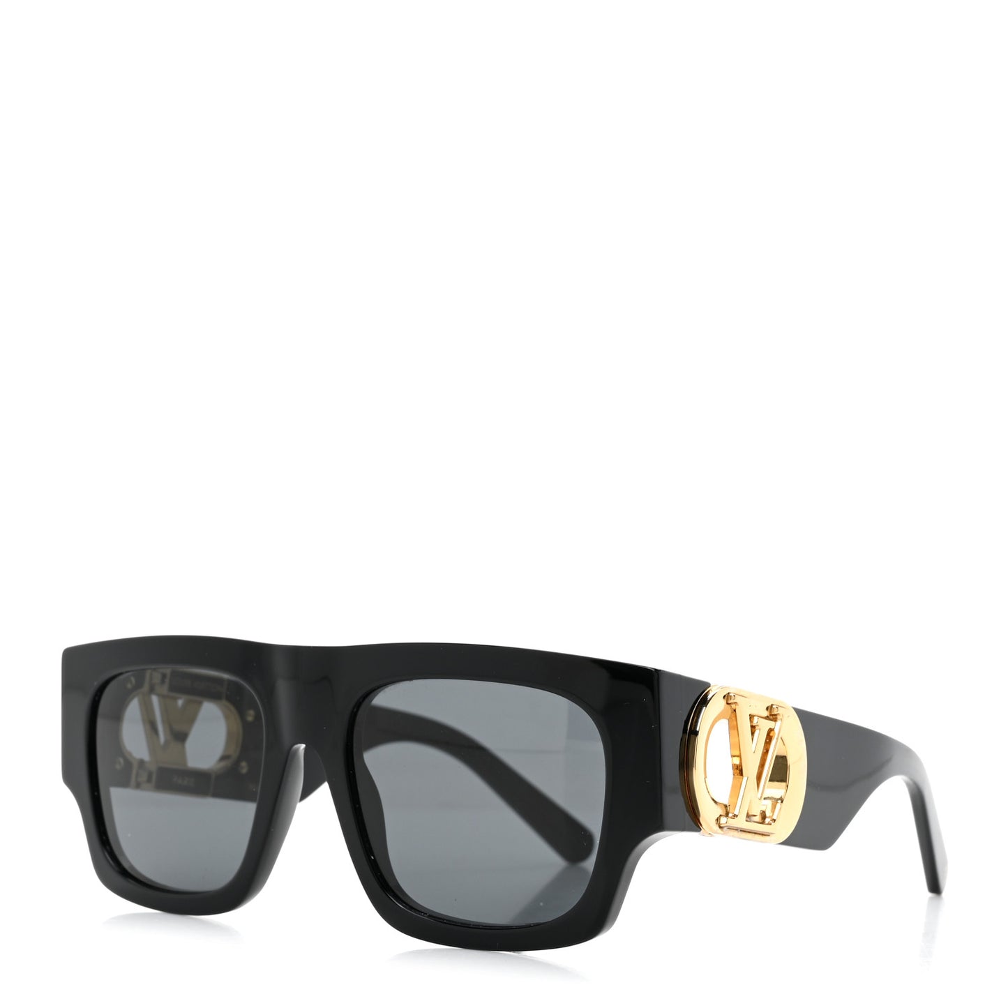 Acetate LV Link Square Sunglasses Z1478W Black
