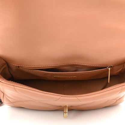 Chanel Lambskin Quilted Medium Chanel 19 Flap Brown 5 of 9