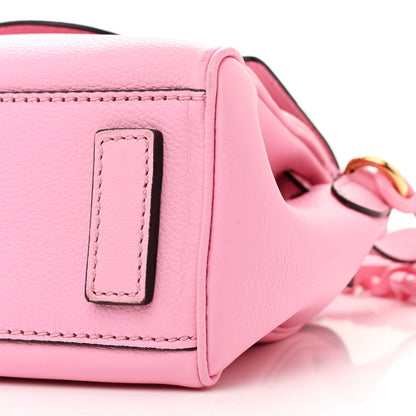 Versace Grained Calfskin Small La Medusa Top Handle Bag Pink 9 of 12