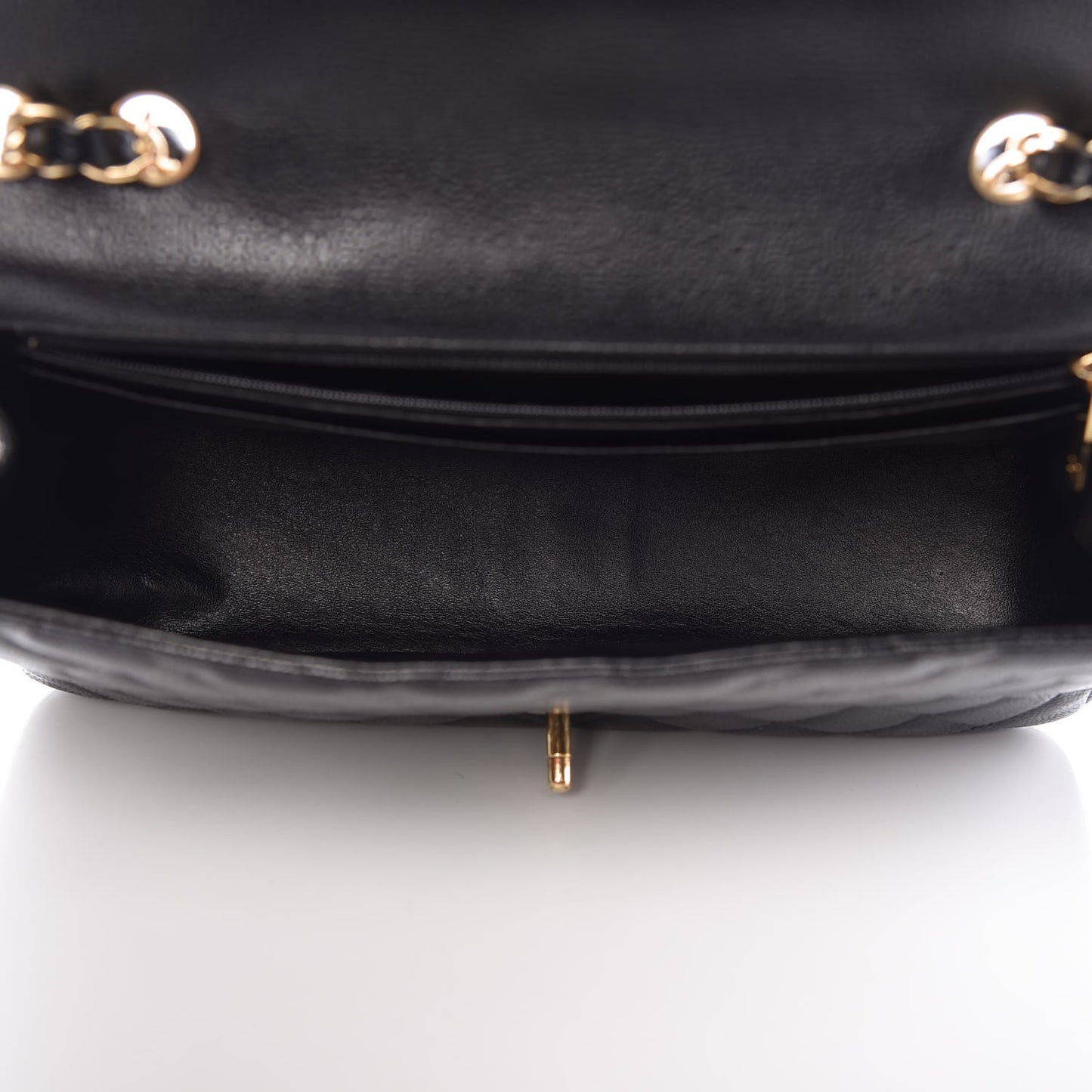 Caviar Quilted Jumbo Single Flap Black