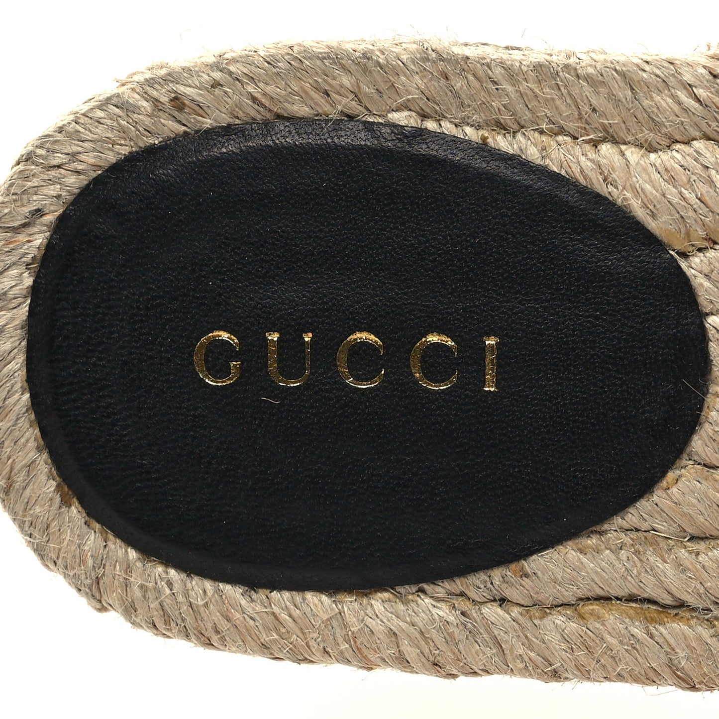 Nappa Matelasse GG Marmont Espadrille Slippers 37.5 Black