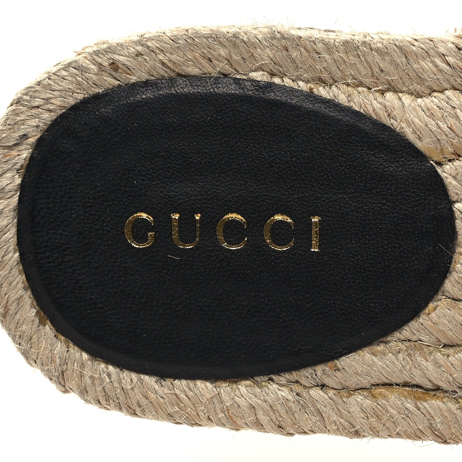 Gucci Nappa Matelasse GG Marmont Espadrille Slippers 37.5 Black 8 of 10