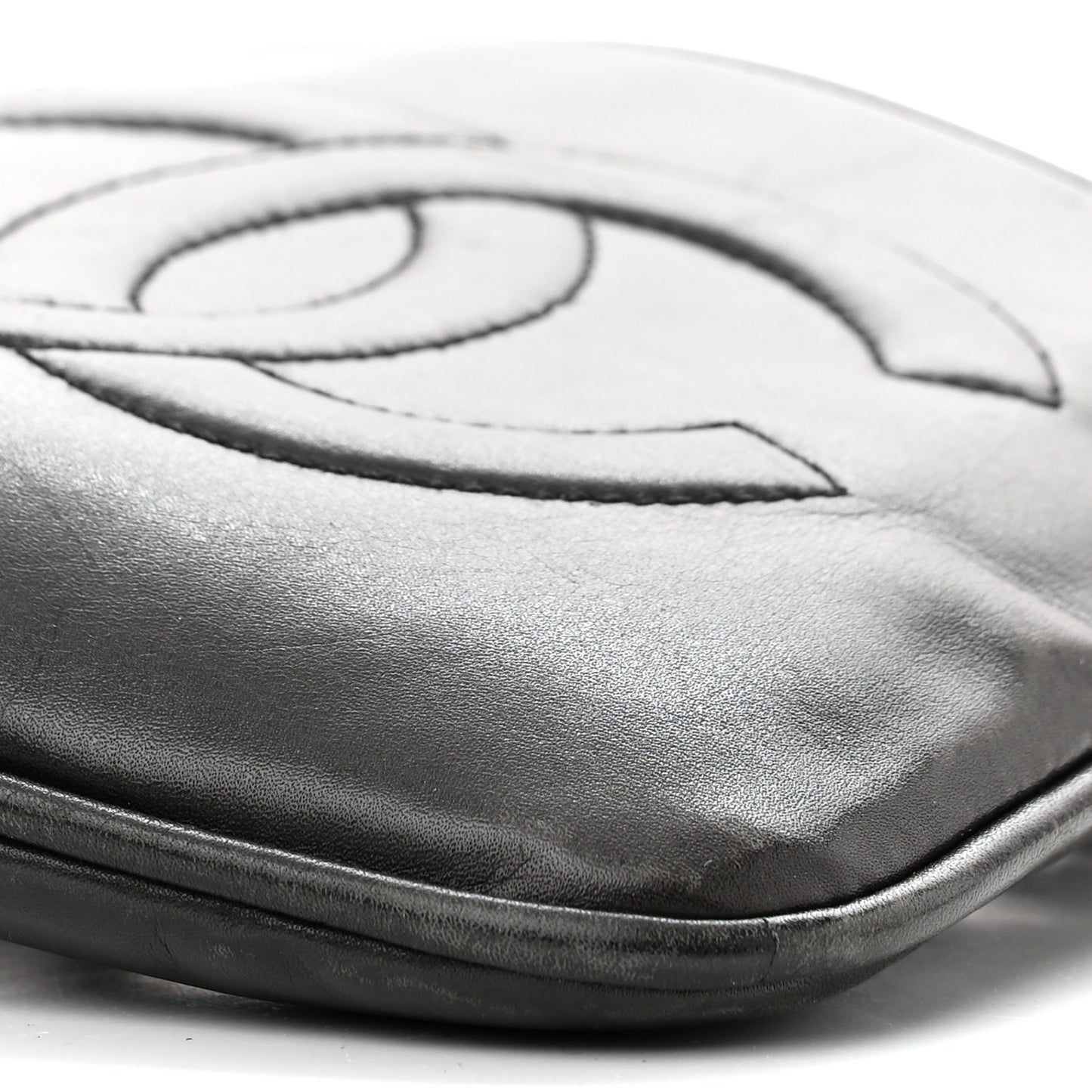 Lambskin CC Waist Belt Bag 75 30 Black