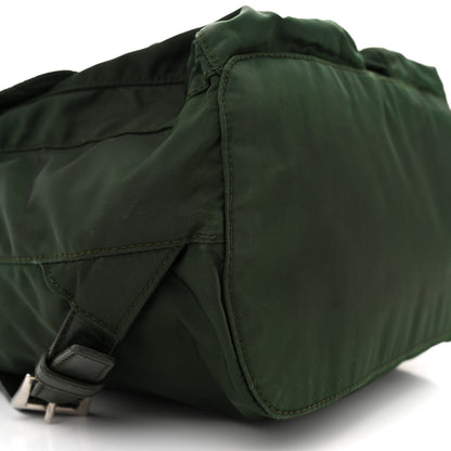 Prada Nylon Vela Small Backpack Green 9 of 17