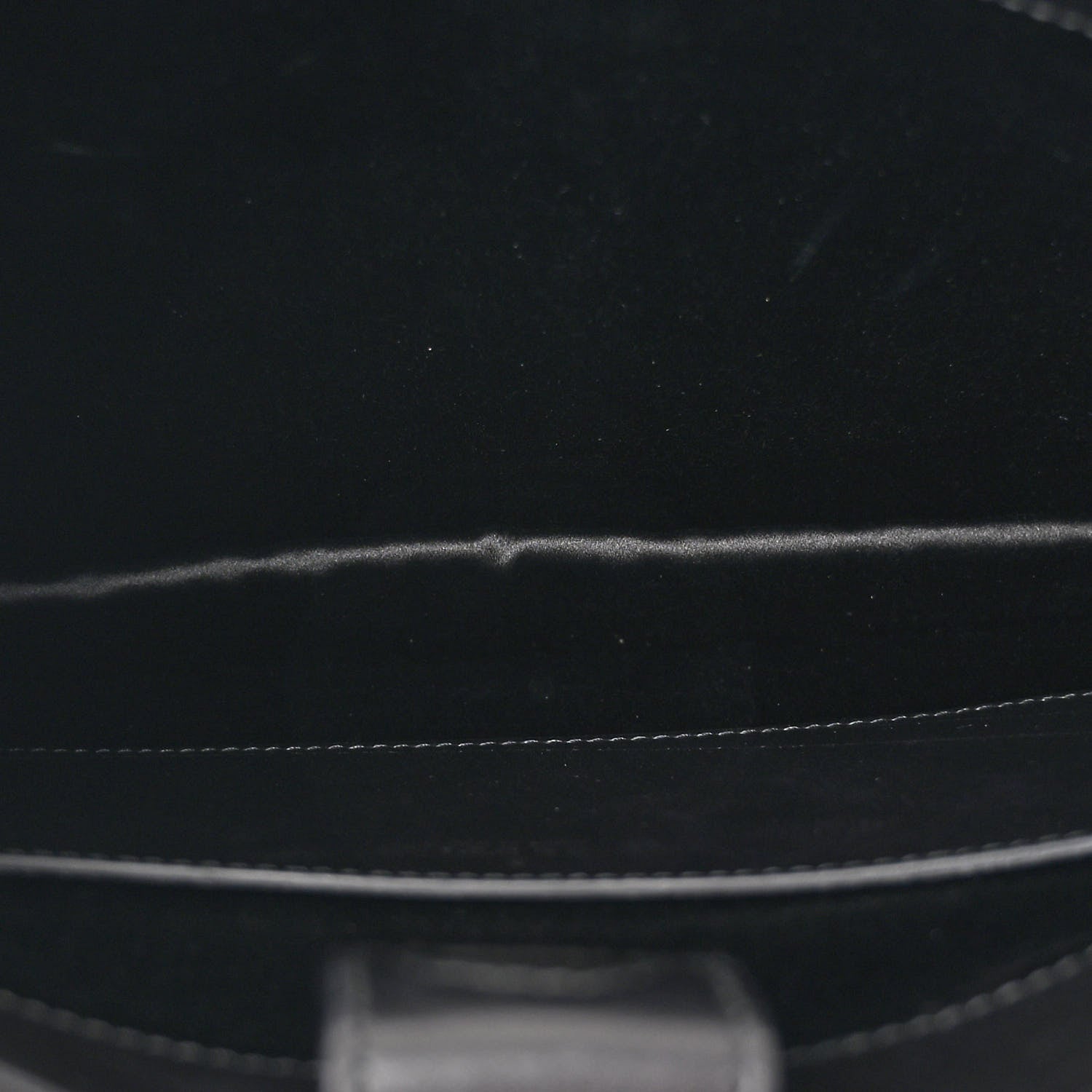 Gucci Calf Hair Monogram Horsebit Slim Shoulder Bag Black 5 of 10
