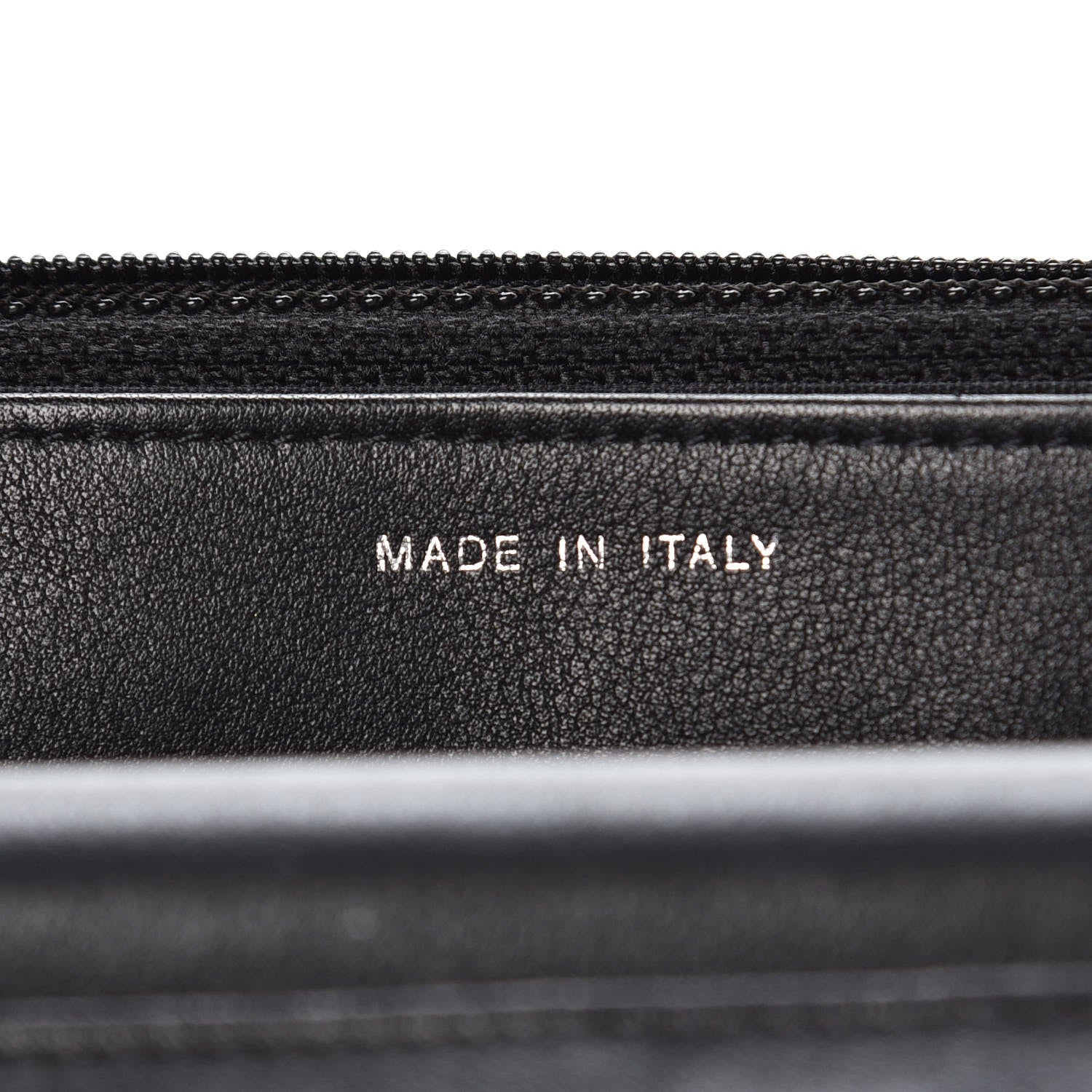 Chanel Lambskin Diamond Stitched Wallet On Chain WOC Black 7 of 9