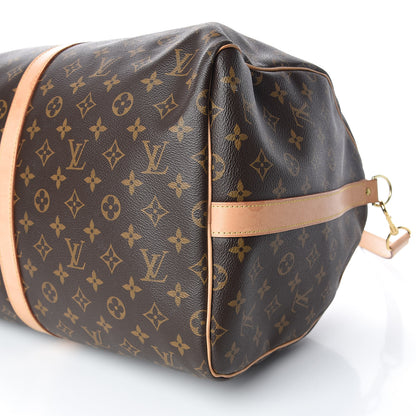 Louis Vuitton Monogram Keepall Bandouliere 55 10 of 19