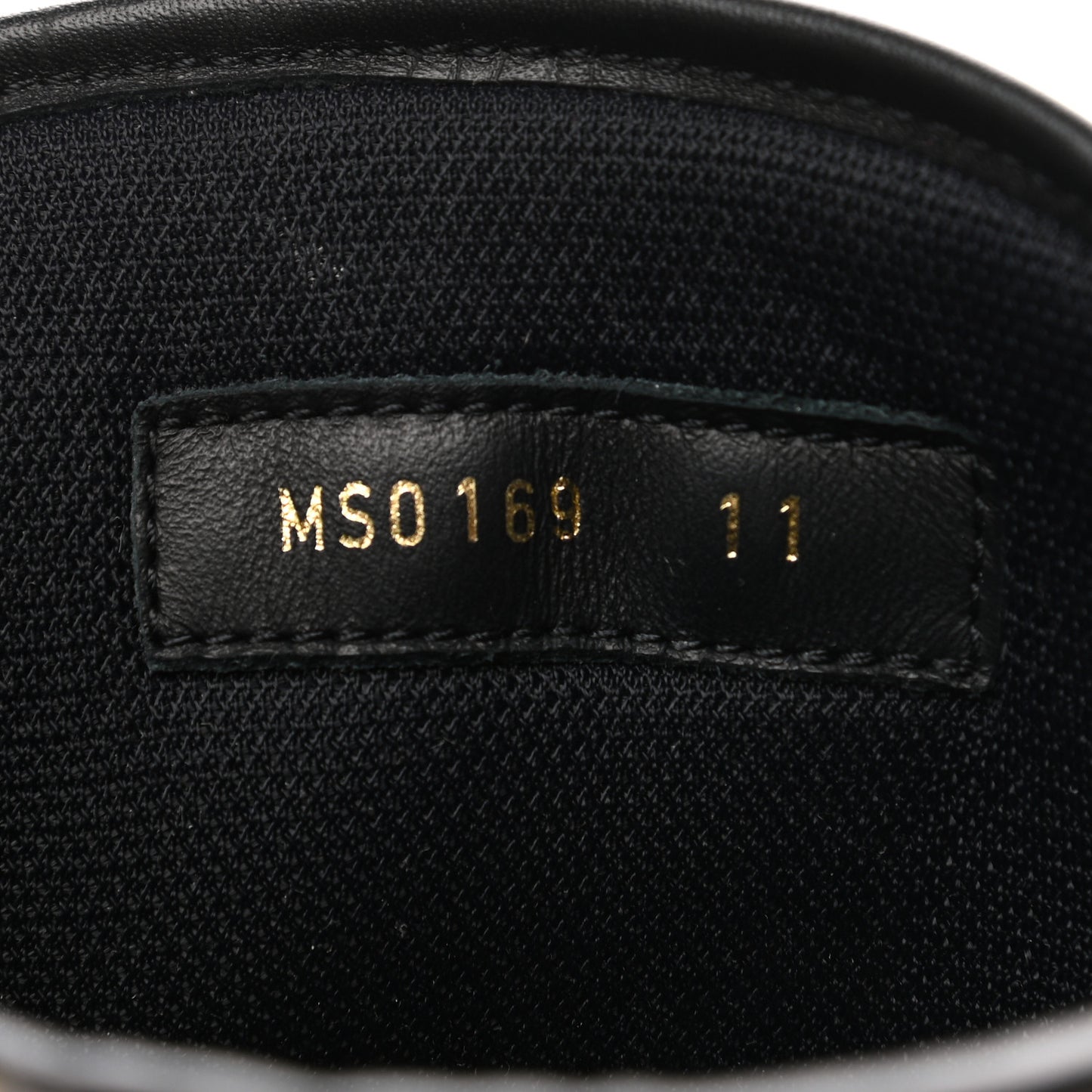 Calfskin Monogram Mens Rivoli High Top Sneakers 11 Black