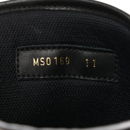 Louis Vuitton Calfskin Monogram Mens Rivoli High Top Sneakers 11 Black 8 of 9