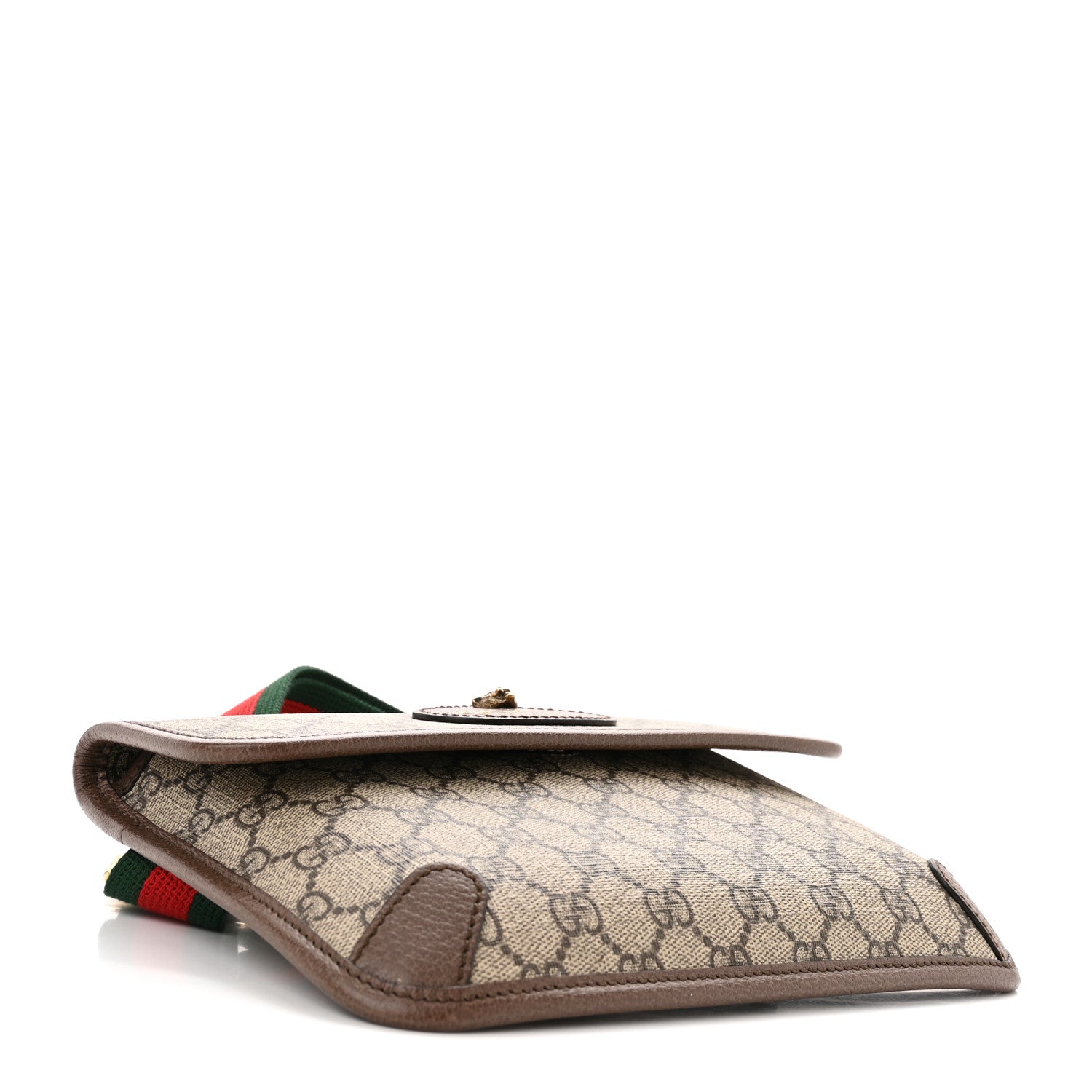 Gucci GG Supreme Monogram Neo Vintage Web Belt Bag Brown 4 of 12