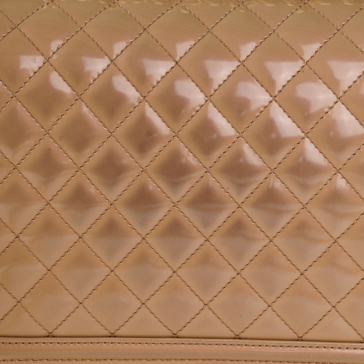 Chanel Iridescent Calfskin Quilted New Medium Boy Flap Beige 4 of 8