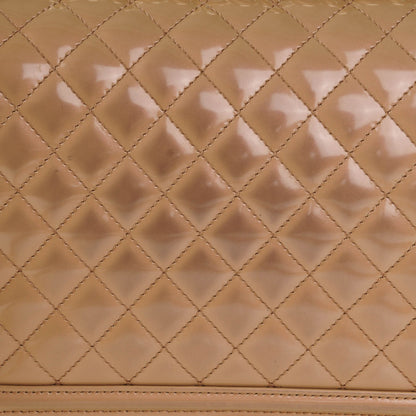 Chanel Iridescent Calfskin Quilted New Medium Boy Flap Beige 4 of 8