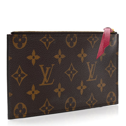 Louis Vuitton Monogram Felicie Chain Wallet Zippered Insert Fuchsia 2 of 4