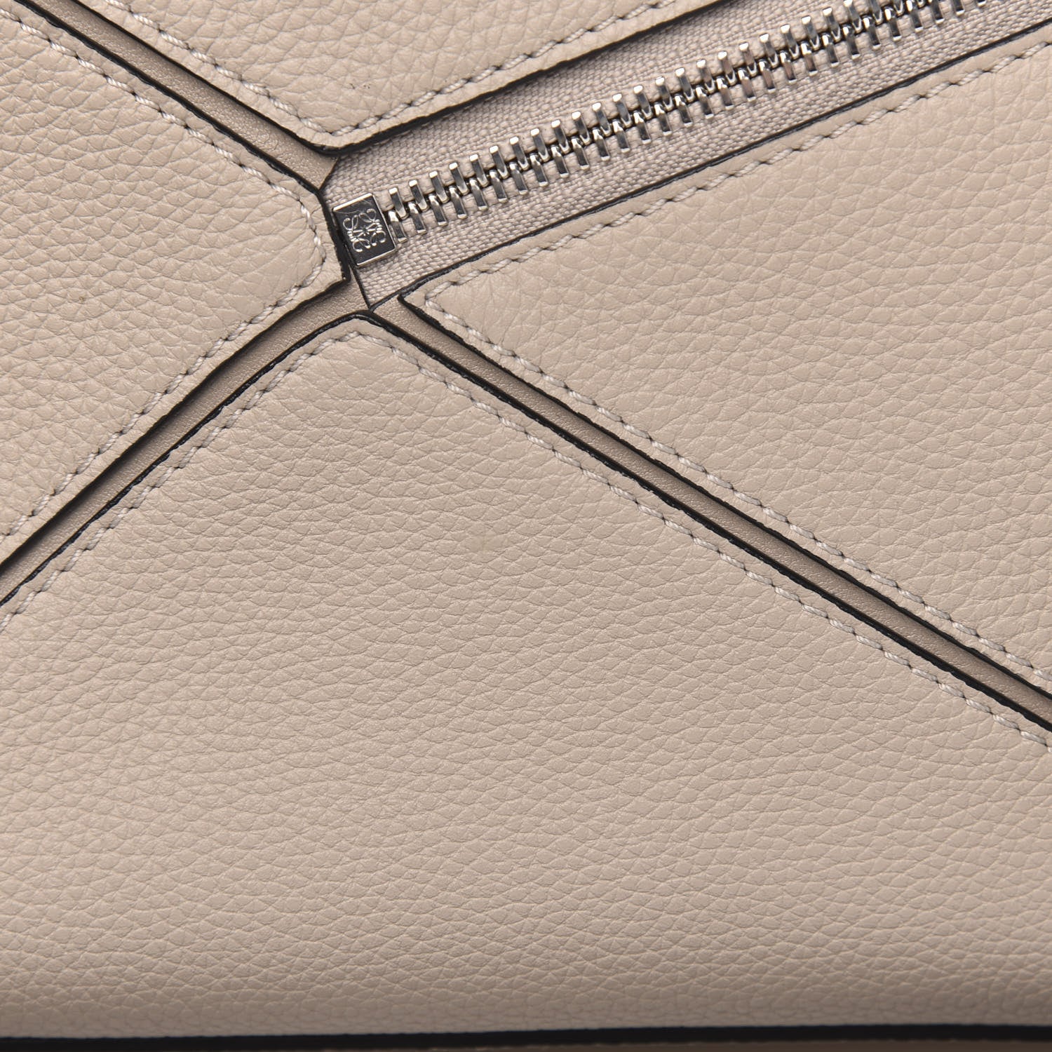 Loewe Calfskin Small Puzzle Bag Light Oat 8 of 11