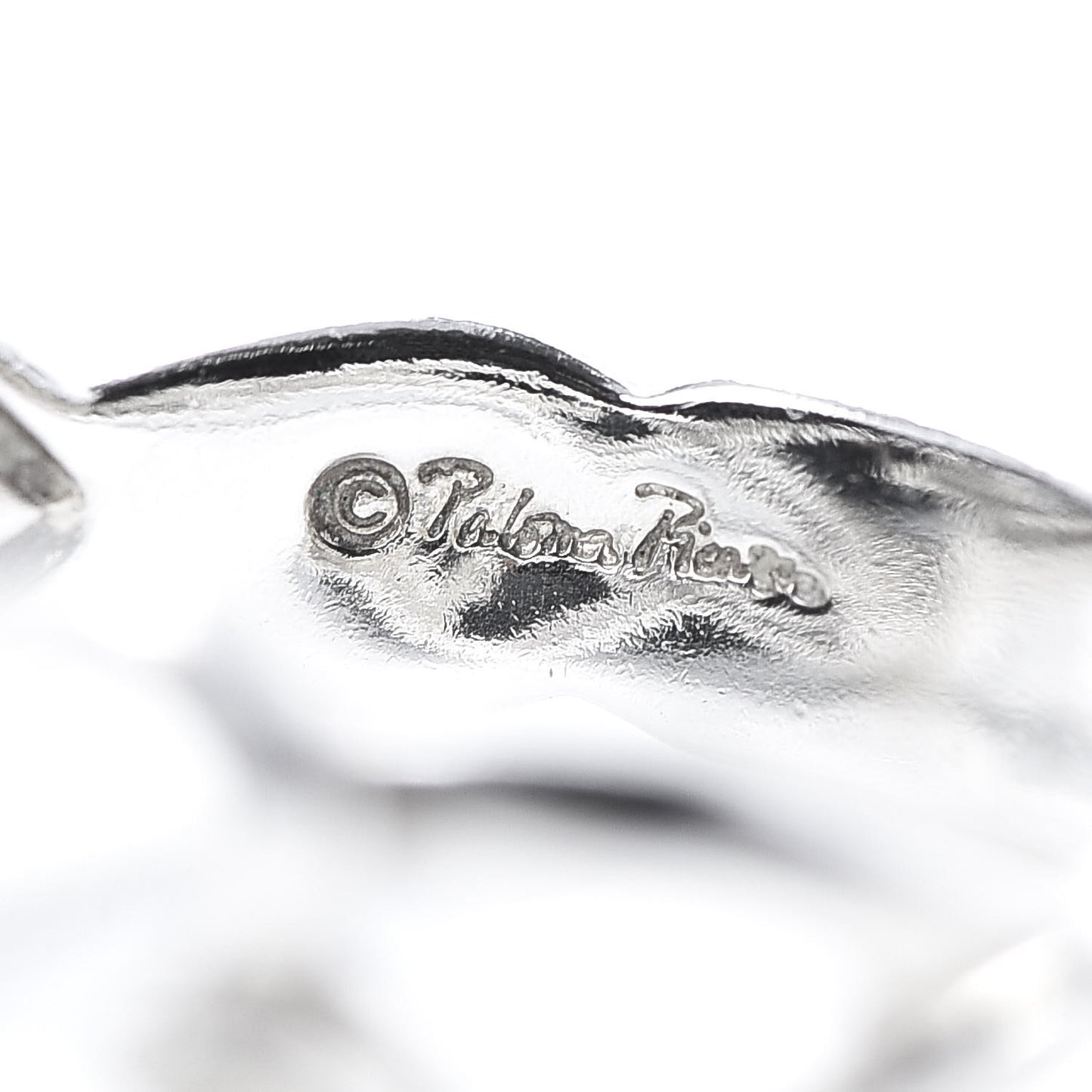 Sterling Silver Paloma Picasso Double Loving Heart Ring 55 7.25