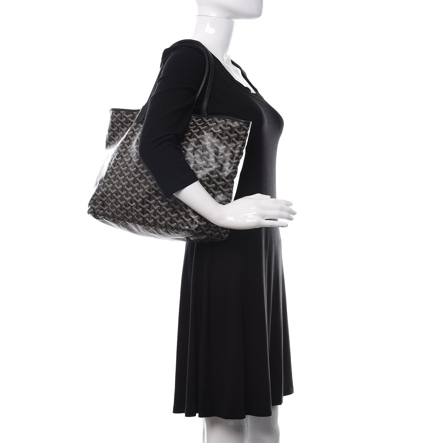 Goyard Goyardine Saint Louis PM Black 2 of 9