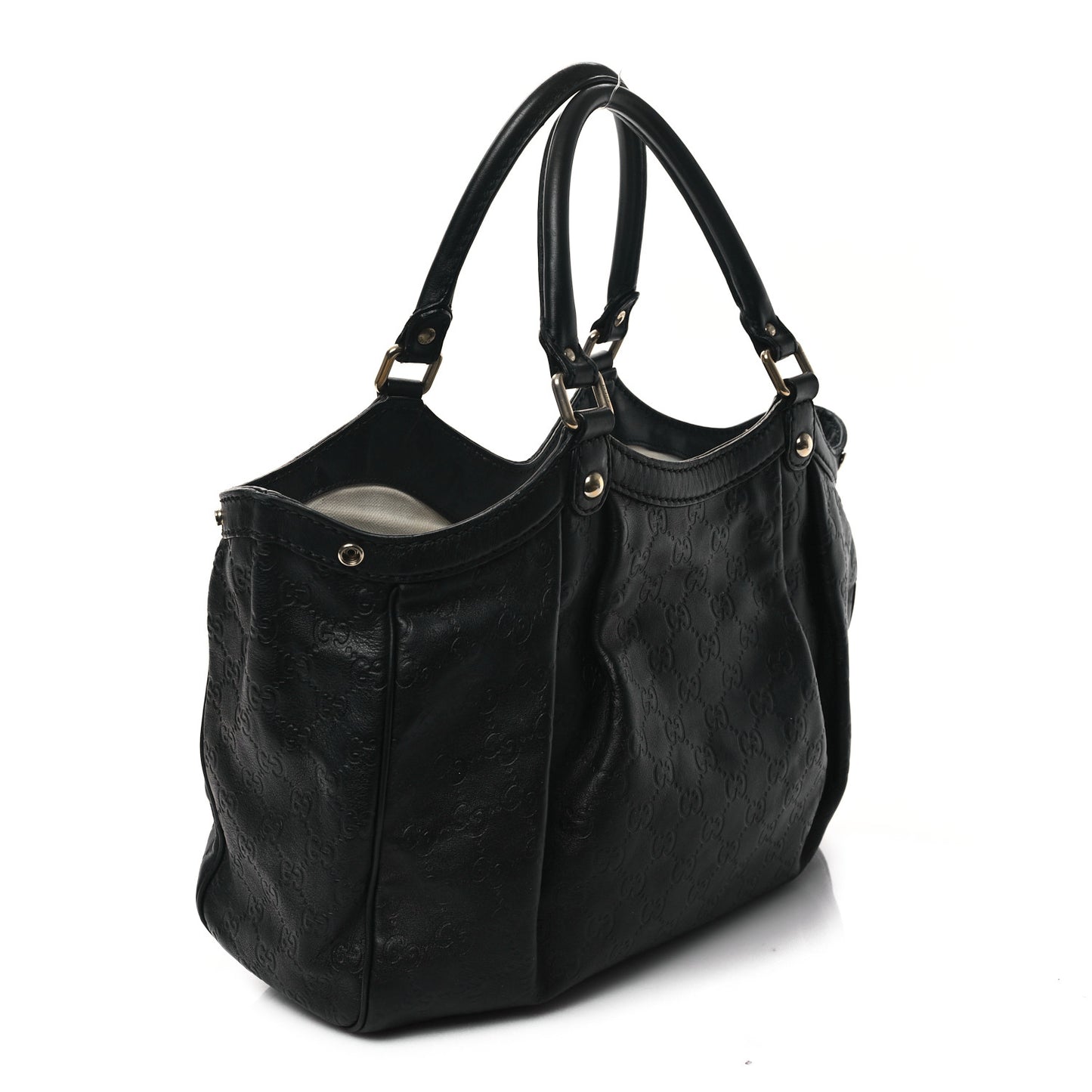 Guccissima Sukey Tote Black