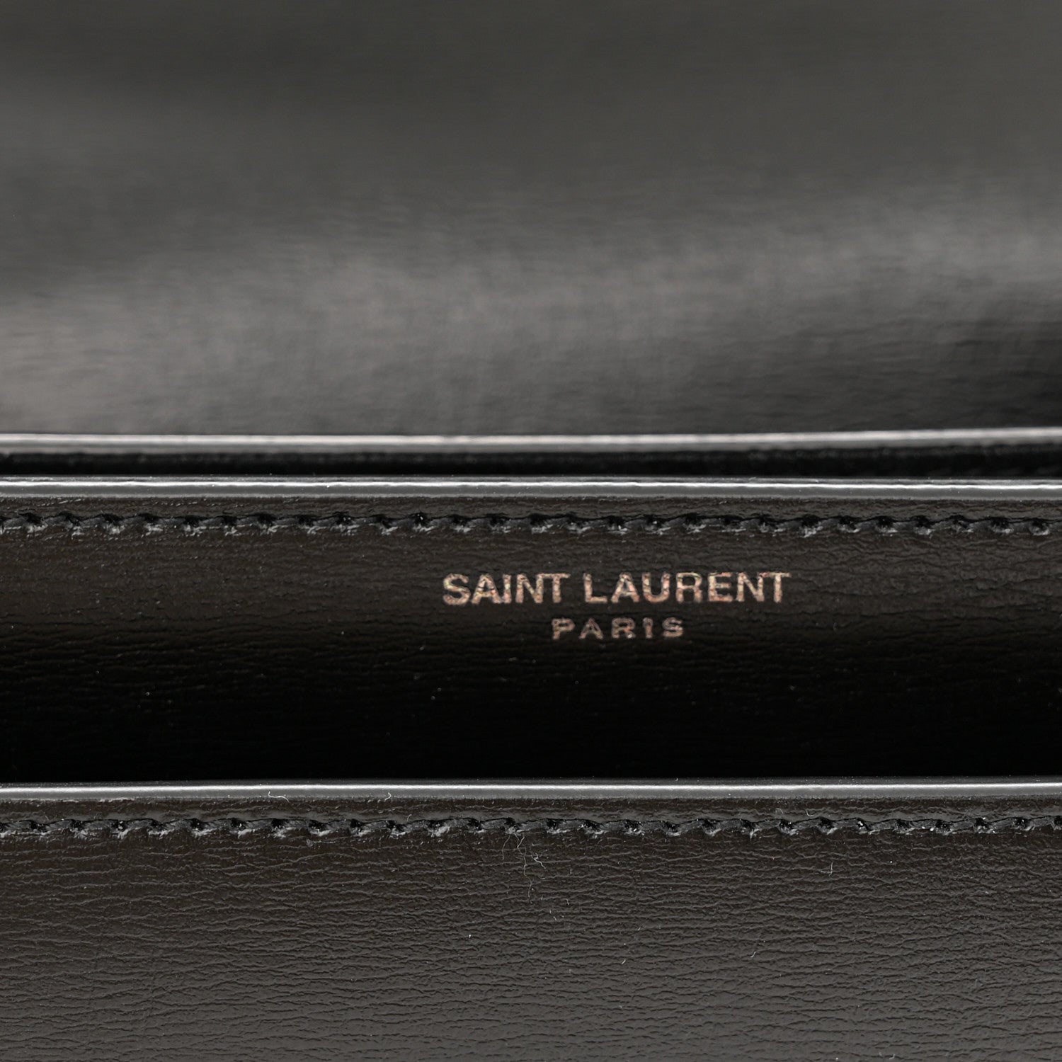 Saint Laurent Calfskin Medium Monogram Monochrome Sunset Black 6 of 11