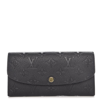 Louis Vuitton Empreinte Emilie Wallet Black Dune 1 of 8
